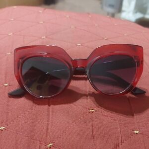 Stylish Red Sunglasses
